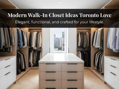 luxury walk-in closet ideas Toronto Homeowners love