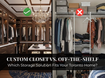 Custom vs Off the shelf: Which custom closet soution is best for Toronto