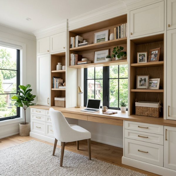 Custom Home Office Cabinets in Toronto