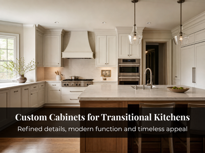 Custom Transitional Kitchen Cabinets in Toronto