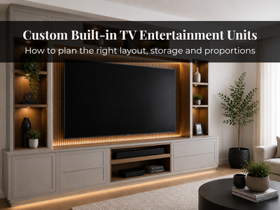 How to Design a Built-In TV Entertainment Unit in your Toronto Home