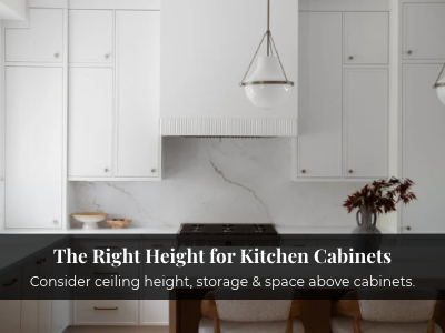 Custom Kitchen Cabinets to the Ceiling